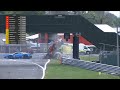 Ferrari Challenge UK 2022 Race 2 Oulton Park Circuit Big Crash