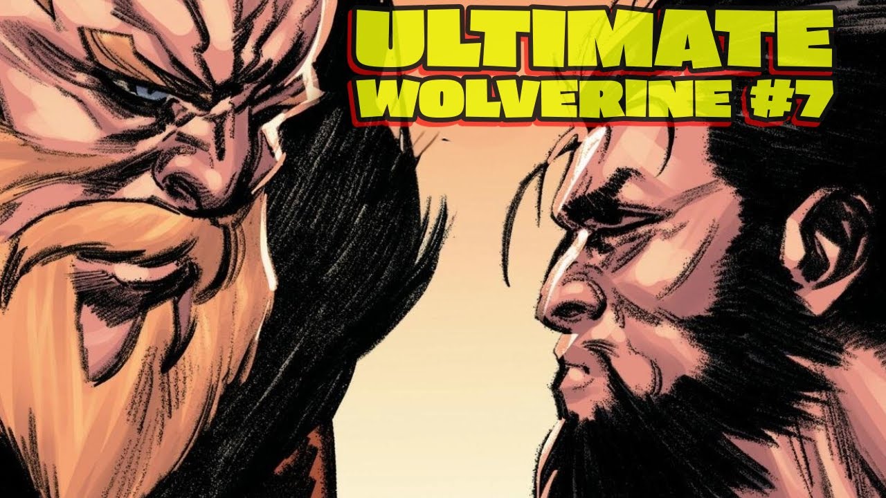 Ultimate Wolverine #7 ⚛ #marvel #ultimateuniverse #wolverine  #sabertooth  #comicbooks #beast