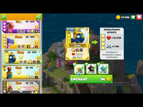 New! , Upgrading Hypnos Dragon to Stars 4 - Dragon Mania Legends