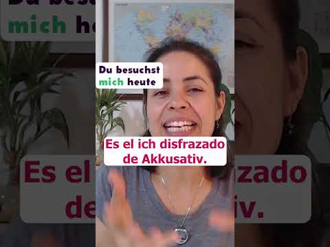 ¿De dónde viene el "mich" del alemán?