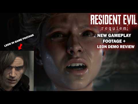 New Leon Gameplay Footage |  Resident Evil Requiem RE9 - Leon Demo Review
