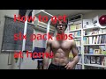 home ab workout for six pack abs