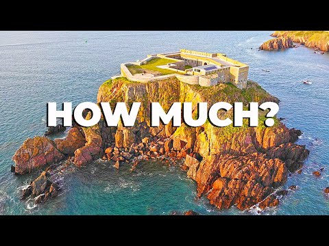 Private Welsh island with 19th century fort goes on the market.