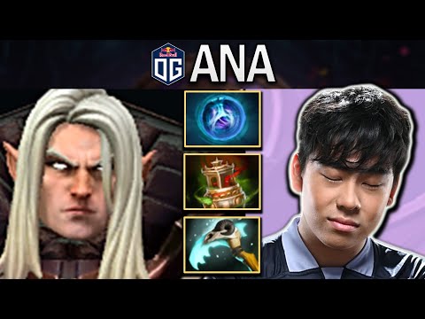 OG.ANA SMURF INVOKER WITH 22 KILLS & MIRACLE BUILD - DOTA 2 GAMEPLAY