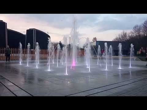 Busko-Zdrój tężnia fontanna 28.04.2022