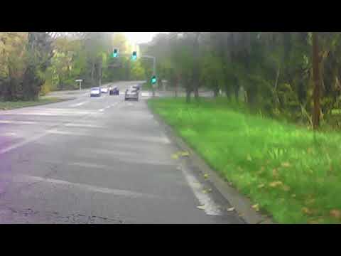 Descente début D117 à Jouy-en-Josas, intersection rue du Val d'Enfer