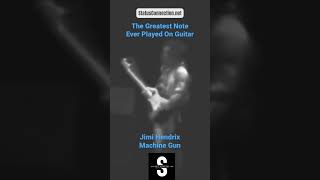 Jimi’s perfect note 🎸🎸🙌🏾  #statusconnection #jimihendrix #guitarhero #machinegun #musicshorts