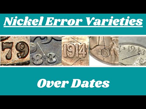Nickel Error Varieties Review- Over Dates