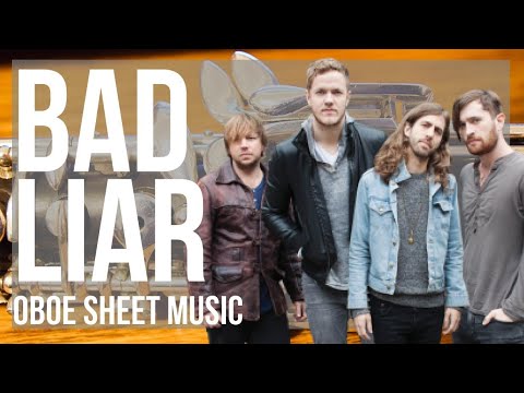 Oboe Sheet Music: How to play Bad Liar by Imagine Dragons