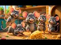 Five Little Mice Fun Nursery Rhyme For Kids