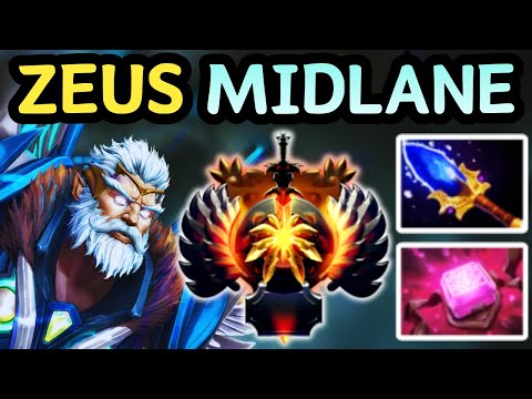 🔥 ZEUS MIDLANE | LIGHTNING META 🔥 DOTA 2 GAMEPLAY