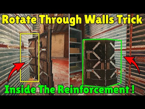 NEW Shield Trick To Rotate Through Reinforced Walls ! - Rainbow Six Siege