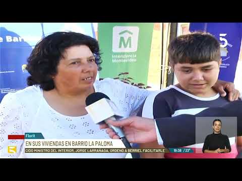 Entregaron 8 viviendas en el marco del Plan de Mejoramiento de Barrios, en La Paloma, Montevideo