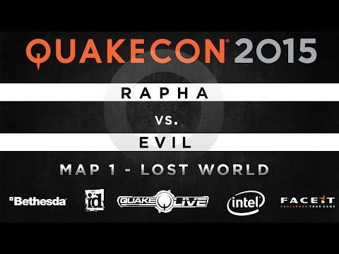 Rapha vs. Evil - Map 1 - Lost World (QUAKECON 2015 DUEL)