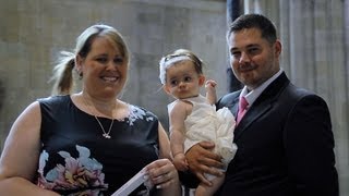 preview picture of video 'Amelia's Christening Romsey Abbey (The Short Version)'