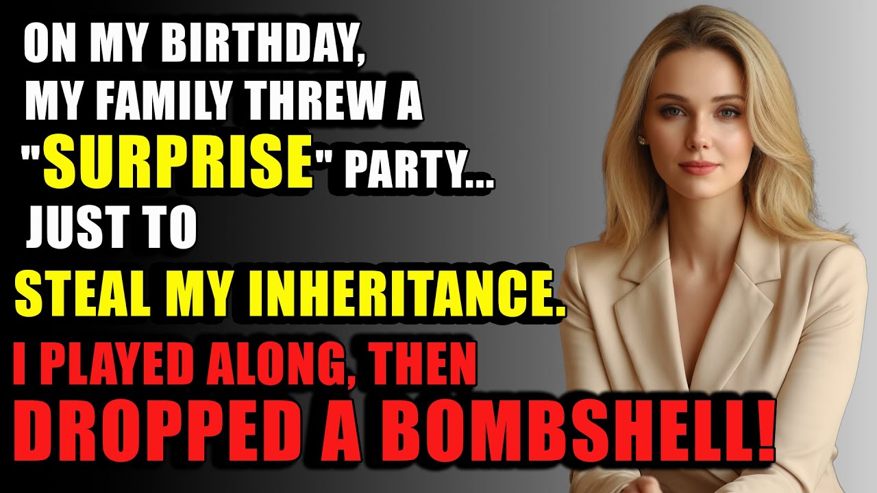 My Family Planned a "Surprise" Party to Steal My Inheritance, but I Had a Different... Revenge Story