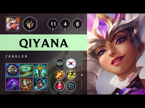 Qiyana Jungle vs Viego - KR Challenger Patch 25.19
