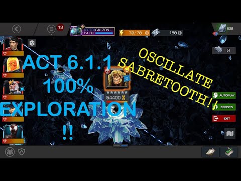 Act 6.1.1 100% Exploration! PART 2! - Act 6 Progression | Marvel Contest of Champions