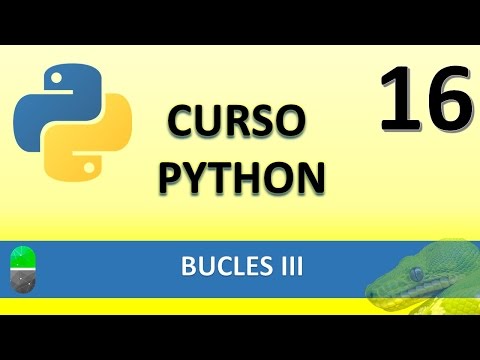 Curso de Python Bucles II Bucle For Vídeo 16