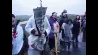 Winter Solstice 21st Dec 2013 at Stonehenge, Wiltshire, UK.