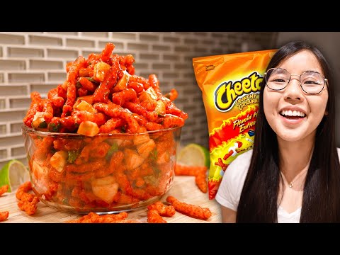 5-Ingredient HOT CHEETO Salad 🔥 (TikTok's Viral SPICY Hack)