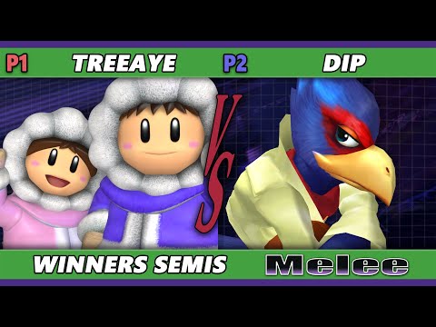 S@X 476 Winners Semis - Treeaye (Ice Climbers) Vs. DIP (Falco) Smash Melee - SSBM