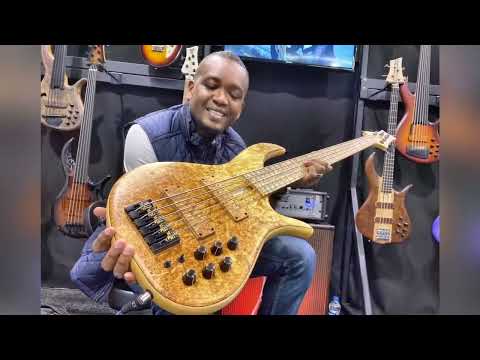 F Bass VF5-PJ 2020 - Olympic White 2020 NAMM Bass image 12