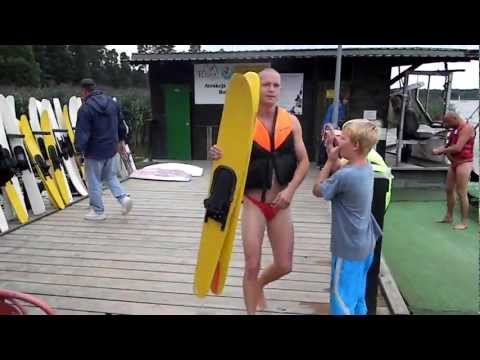 wasserski(narty wodne) in rote tanga in augustow,wakacje 2011 und verlorene wette mit bolo