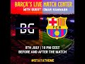 Agreement with FC Barcelona — Live Match Center