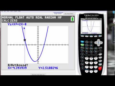 Calculator How to 15 - how to find zeros and x...