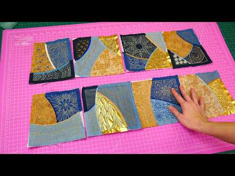 Quilted Patchwork Tote Bag Sew Along Machine Embroidery Design