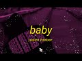 Baby - Justin Bieber (Sped Up + Reverb) Lyrics | TikTok Version 