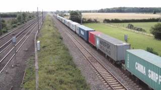preview picture of video 'East Coast Mainline Near Marholm 20.08.2011'