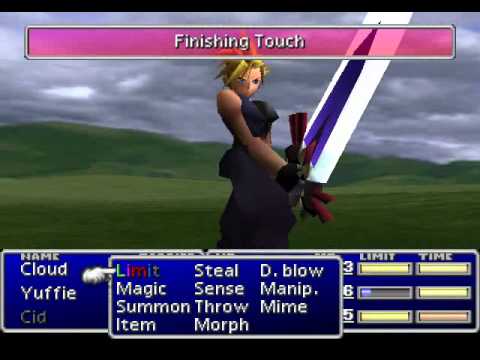 Final Fantasy VII - Cloud Strife's Limit Breaks