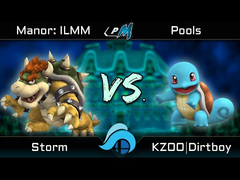 Manor Smash Project M Pools - Storm (Bowser) vs. Kzoo | Dirtboy (Squirtle)