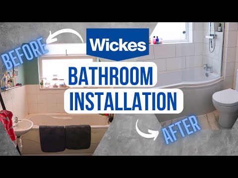 WICKES BATHROOM INSTALLATION | New Bathroom Renovation | Bathroom Transformation | Wickes Review