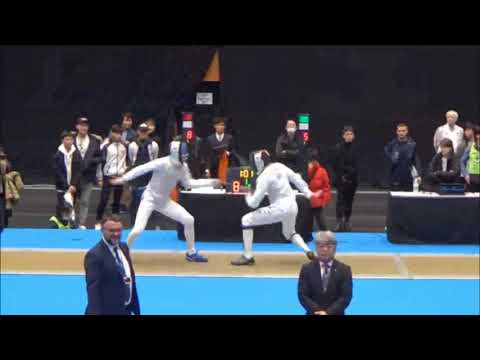 Imboden vs Douglas - Tokyo 2019 World Cup R64 Ind. Men's Foil