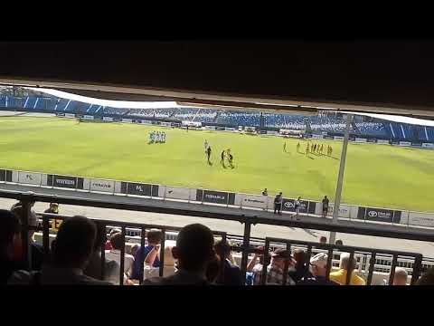 Mecz Stal Rzeszów vs Elana Toruń - Przywitanie kapitanów