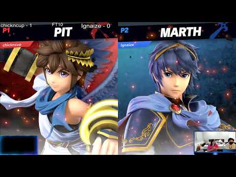 Ignaize (Marth) vs chickncup (Pit) - First to 10 Offline Friendlies | 18 Mar '22
