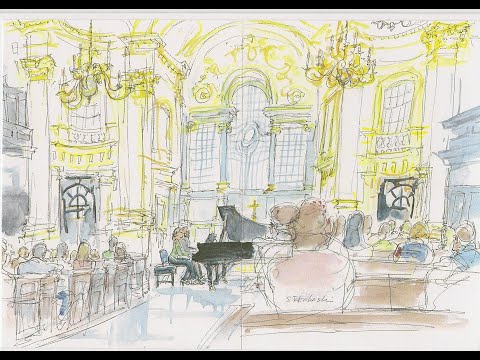 Tchaikovsky Serenade for Strings in C, piano duo, performed by Olga Malisova & Michael Schreider