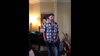 Cody Purvis singing &quot;Another Love Song&quot; acoustic - 9-20-13 - Nashville, TN