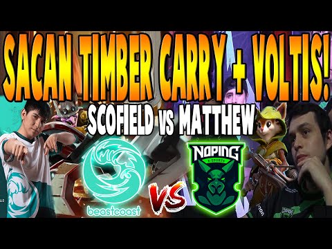 BEASTCOAST vs NO PING [BO2] - Sacan Timber Carry + Voltis! - BTS PRO SERIES 7 DOTA 2