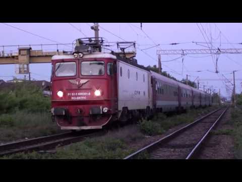 Tren IR1837 Iasi - Timisoara Nord intra in statia Suceava cu EA361 depoului Cluj - 09.06.2017