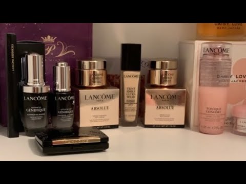 Lancome Absolue soft cream and Cenifique Advanced serum beauty box ayollar yuzga brendivi cosmetica