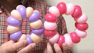 #0199 風船で輪を作る טבעת בלון