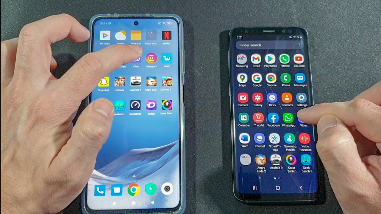 Xiaomi Poco X3 NFC vs Samsung S9 Comparison Speed Test