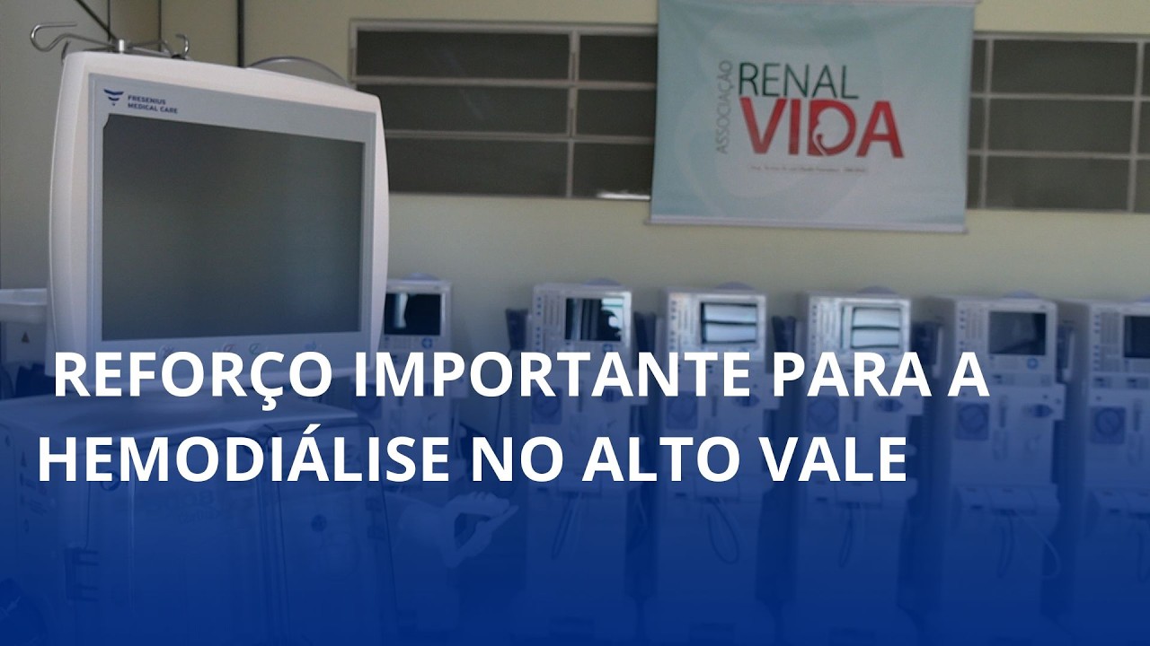 💙 Doação fortalece atendimento a pacientes renais no Alto Vale