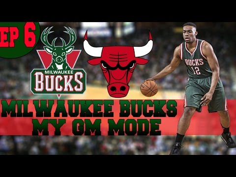 NBA 2K15 My GM Mode Ep.6 - Milwaukee Bucks | Overtime Thriller vs Bulls!