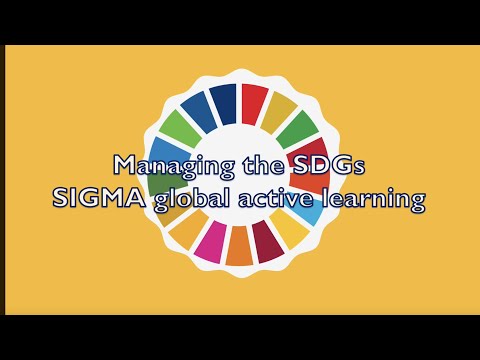 SIGMAオンライン講義：Managing the SDGs
