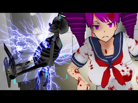 Yandere Simulator - ELECTROCUTION, TOWN,  AND BLOODY ICE BUCKET CHALLENGE!